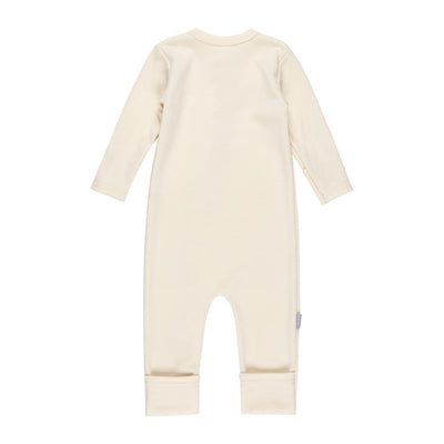 Merino Wool Baby Overall – White — image 1