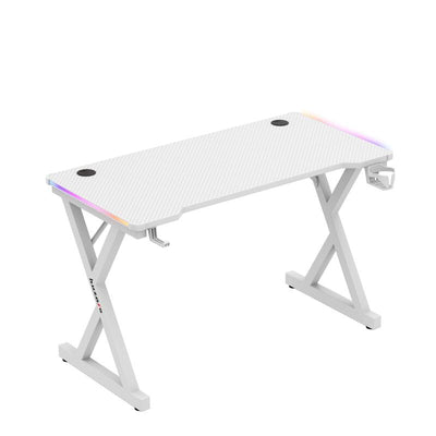 Huzaro Desk Gaming Biurko Hero 2.3 RGB White — image 1