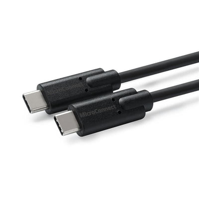 Microconnect USB3.2CC1 USB Cable USB 3.2 Gen 2 (3.1 Gen 2) 1M USB C Black — image 1