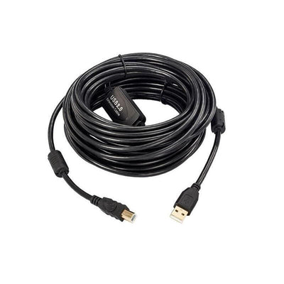 Microconnect USBAB10B-ACTIVE USB Cable USB 2.0 10M USB B USB a Black — image 1