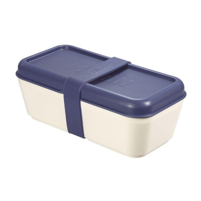 Milan Recipiente Alimentos Rectangular 0,75L C/Cover Blue