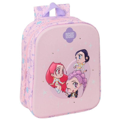 Backpack 3D Leds Chibi Kpop Demon Hunters 27CM — image 1