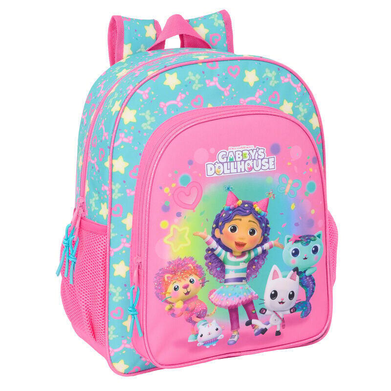 Backpack Confetti House Muñecas Gabby 38CM Adaptable