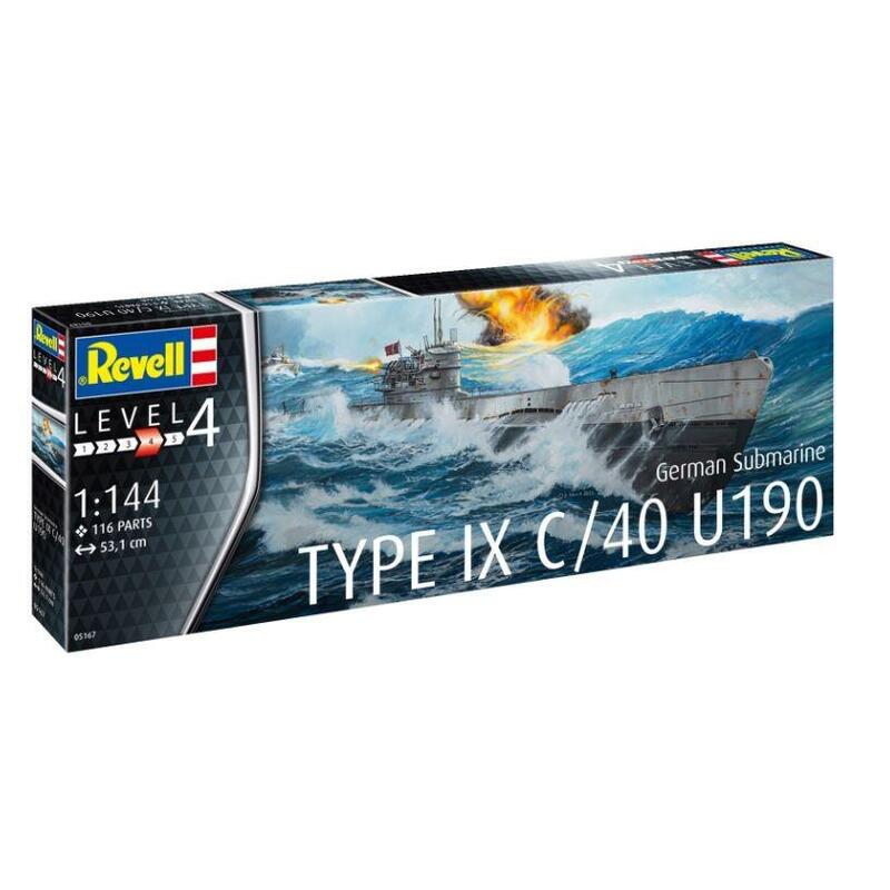 Model Plastic German Submarine T.ix C/40 1/144