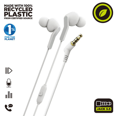 Muvit For Change Headphones Stereo E57 3.5MM White — image 1