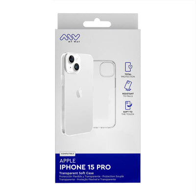Myway Case Compatible With Apple Iphone 15 Pro Transparent — image 1
