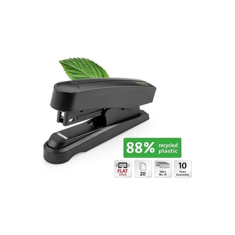 Novus Stapler B10FC Professional Re + New Includes 200 Staples NO.10 Black