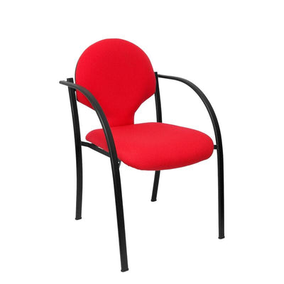 Pack 2 Chairs Hellin Chasis Black Aran Red — image 1