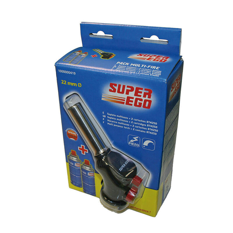 Pack Soplete Multi-fire + 2 Cartridges 227G Ø22CM