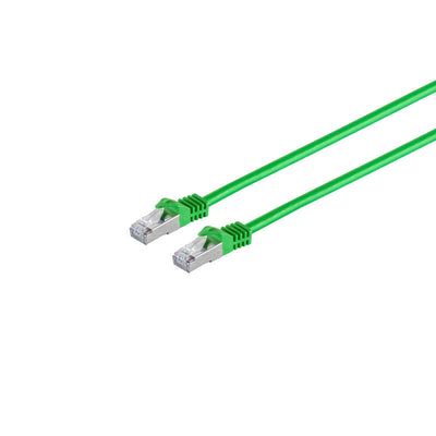 PATCHK.CAT.7/6A S/FTP 3M Green RJ45 Halogenfrei (lszh) — image 1