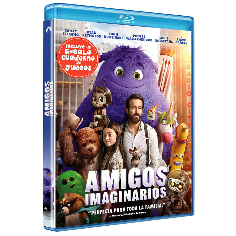 Film Amigos Imaginarios + Notebook - Bd Blu-ray