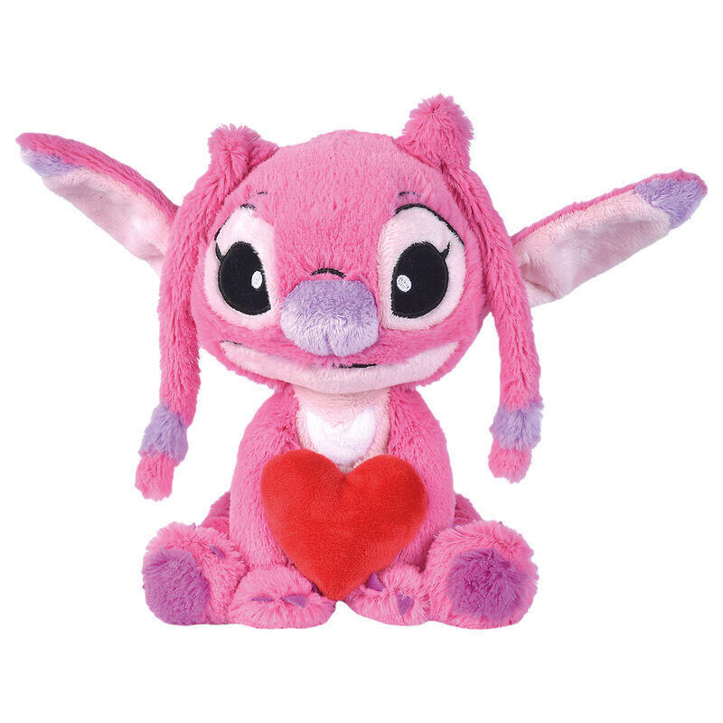Peluche Juguete Corazon Angel Stitch Disney 25CM