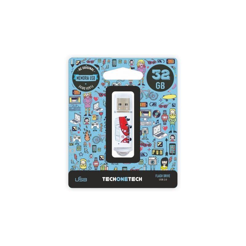 Tech One Tech USB Flash Drive 32GB Camper Van-van USB 2.0