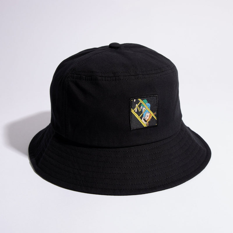 Pippi Longstocking Bucket Hat - Black