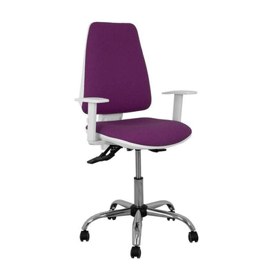 Piqueras And Crespo Chair Elche White Asincro Bali Purple Arms Regulables Wheels Parque — image 1