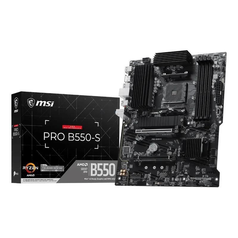 MSI Motherboard Pro B550-S AM4 DDR4