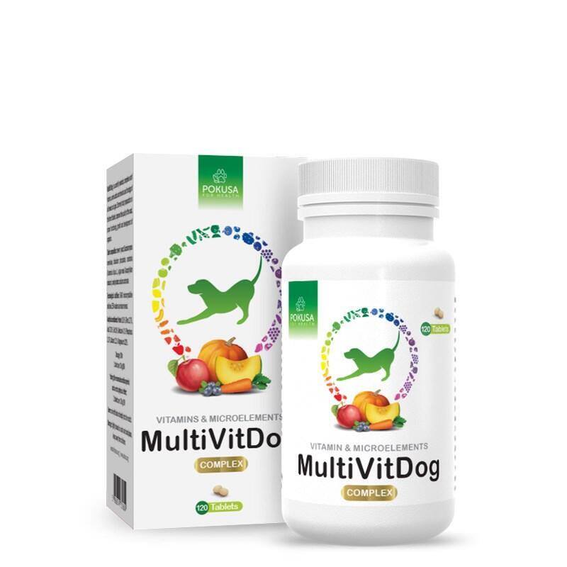 Pokusa Multivit Dog Complex - Suplementos Perros - 120 Units