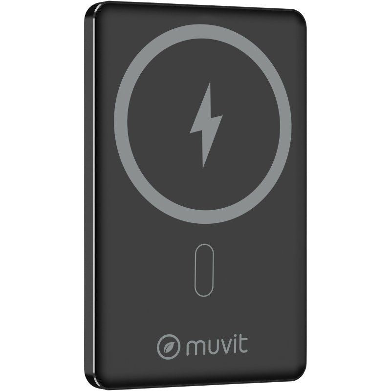 Muvit Powerbank 5000MAH For Change MCCHP0009 20W Wireless Black Includes USB Cable Type-c