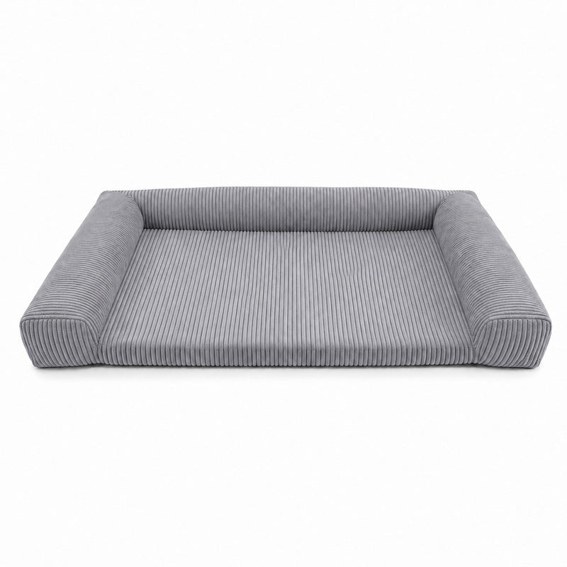 Carré Memory Foam Dog Mattress – Cloud Grey, XL