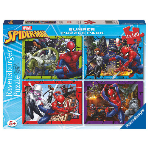 Puzzle Spiderman Marvel 4X100PZS — image 1