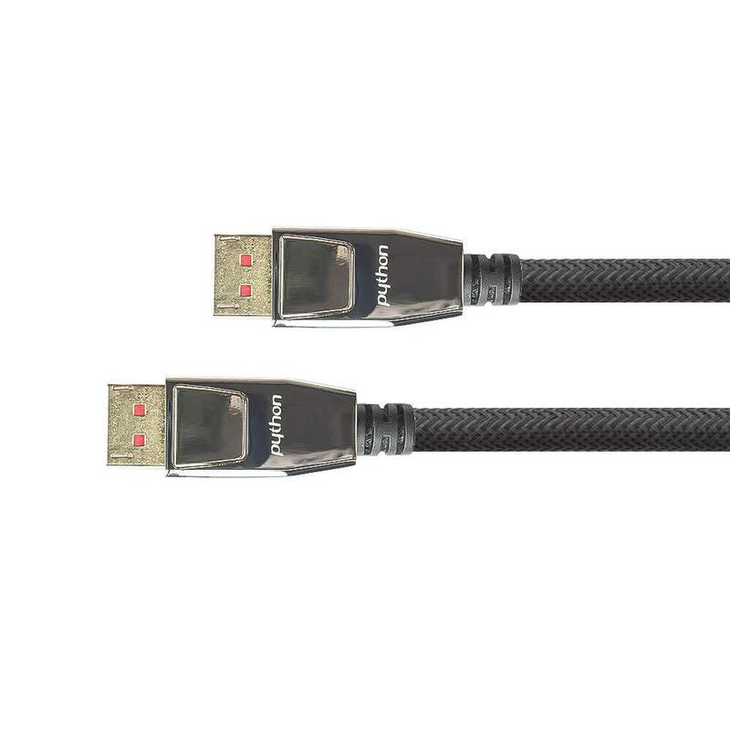 Python DisplayPort 1.4 Cable Trenzado Black 5M