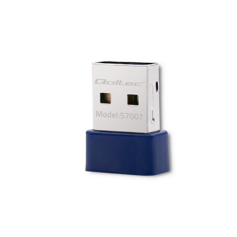 Qoltec Wireless Mini Bluetooth USB Wi-Fi Adapter