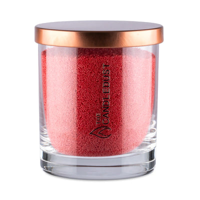 Red Unscented Candle in Glass, 160g