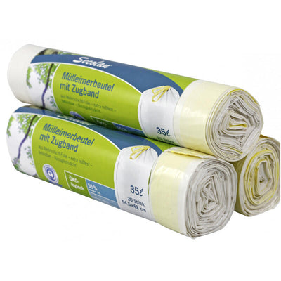 Secolan Bag Basura With Autocierre 35L White Roll 20U. — image 1