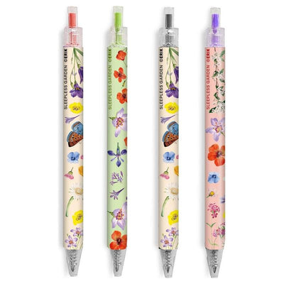 Set 4 Pens Sleepless Garden — image 1