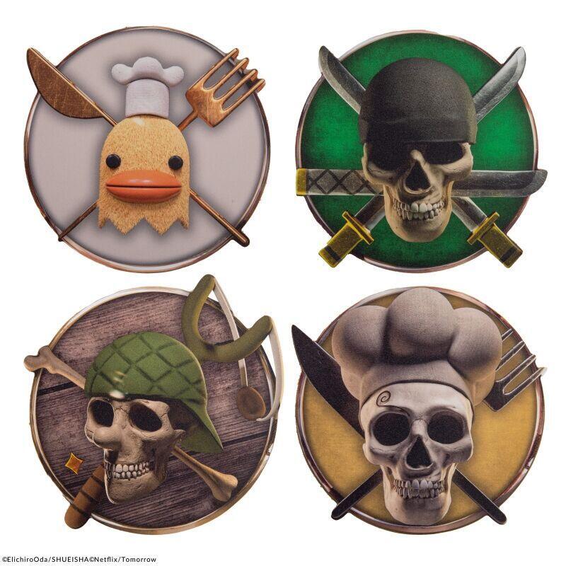 Cinereplicas Set 4 Posavasos One Piece 2