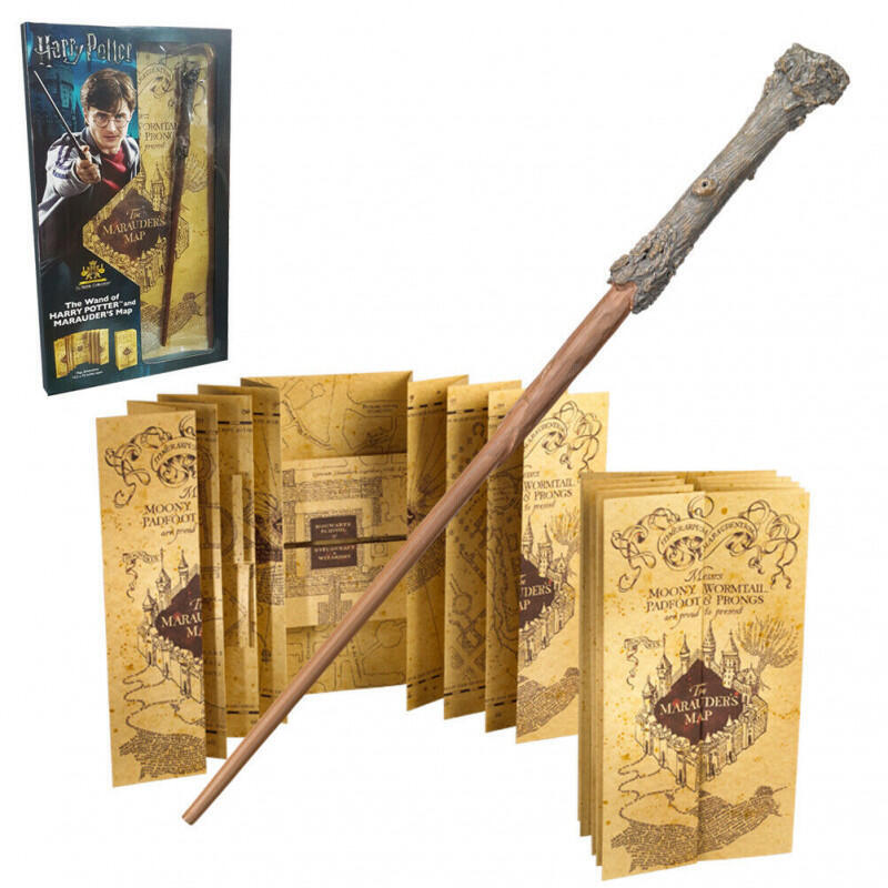 Set Varita + Mapa Merodeador Harry Potter