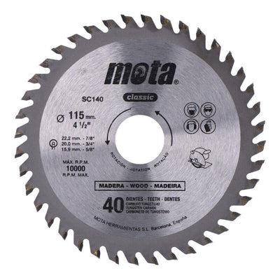 Saw Circular Widia Ø115MM 40 Teeth — image 1