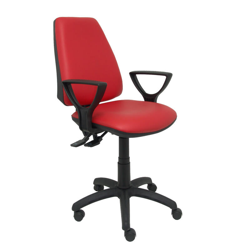 Chair Elche Sincro Similpiel Red With Arms