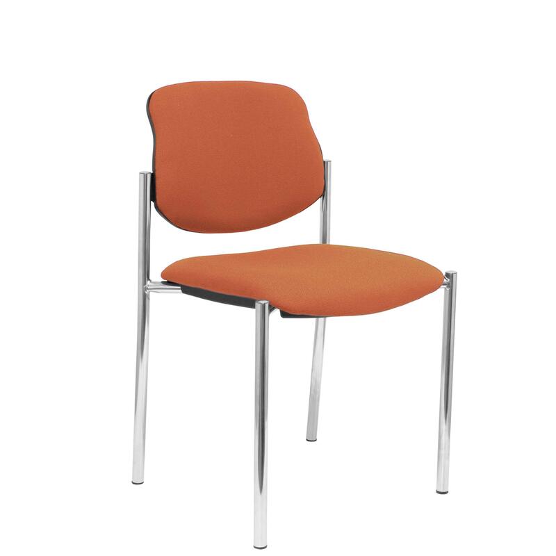 Chair Fixed Villalgordo Bali Brown Chasis Cromo