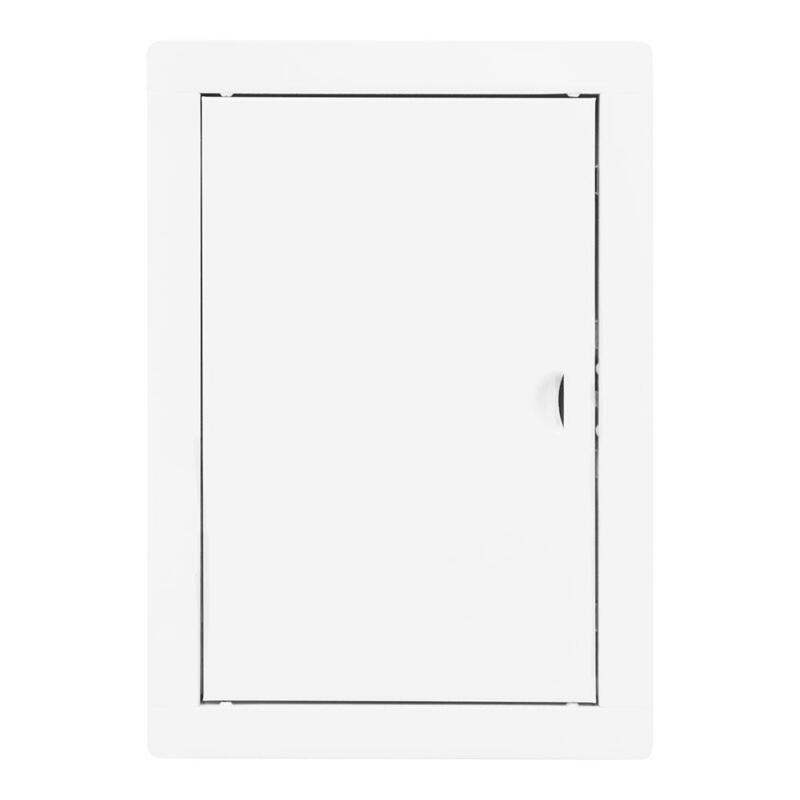 Cover Registro Rectangular Recessed Steel White 20X30CM