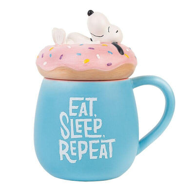 Mug 3D Eat Sleep Repeat Snoopy 500ML — image 1