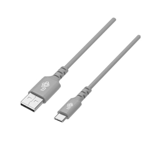 TB ! USB Cable -usb C 2M Silicone Grey — image 1
