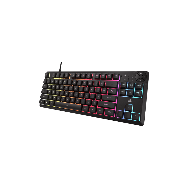 Corsair Keyboard Membrana K55 Core Tkl Layout Es RGB Resistant a Derrames