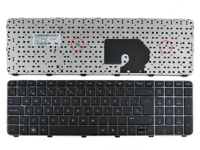 Keyboard Laptop HP DV7-6000 Frame Glossy — image 1