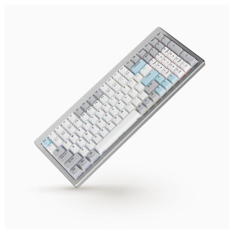 Ducky Keyboard Mecánico Cushion 98 Tri-mode Silent Linear 96