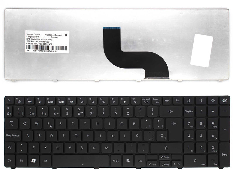 Keyboard Laptop Packard Bell Easynote TM98