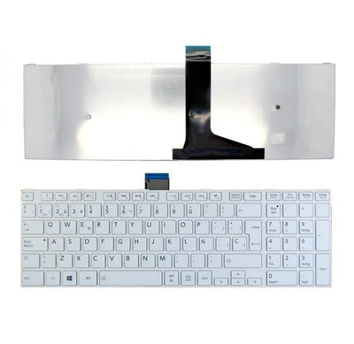 Keyboard Laptop Toshiba C55-A White With Frame — image 1