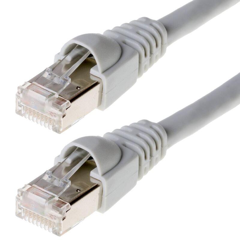 Telegärtner Network Cable SFTP CAT.6A Grey 0,5M