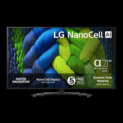 LG TV Nanocell Ai NANO82 50NANO82A6B 50' Ultra HD 4K Smart TV Wi-Fi — image 1