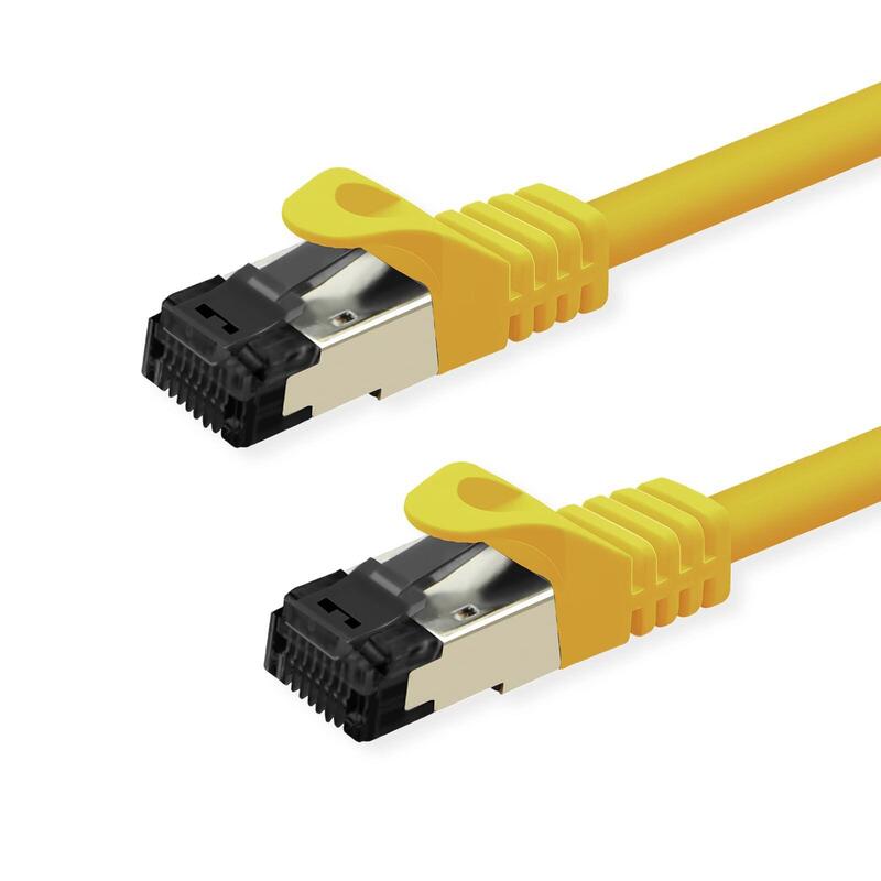 Value S FTP-(pimf-) Network Cable CAT.8 (class I), Lsoh, Litzendraht, Yellow 2M