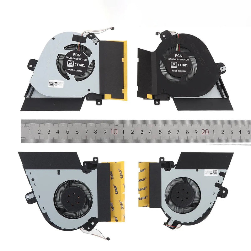 Fans CPU + GPU Laptop Asus Strix GU502DU GU502GV GX505DW GA505 GA502D 12V