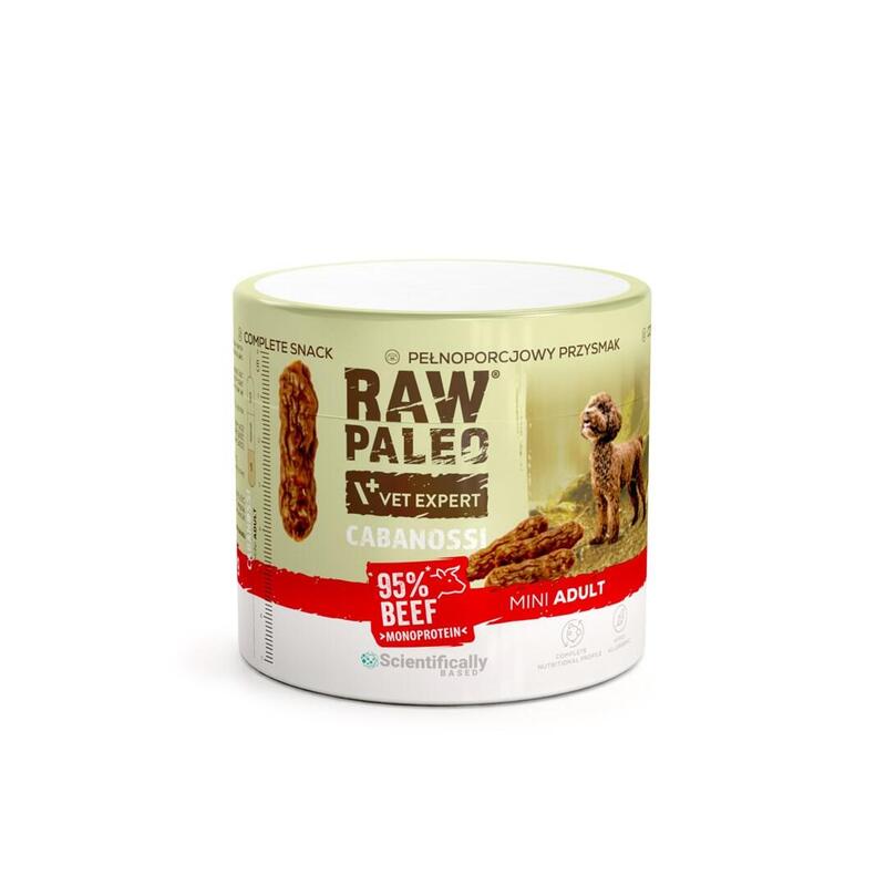 Vetexpert Raw Paleo Cabanossi Beef Mini 100G