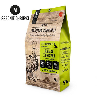 Wiejska Zagroda Duck With Pear M – Dry Dog Food – 9KG — image 1